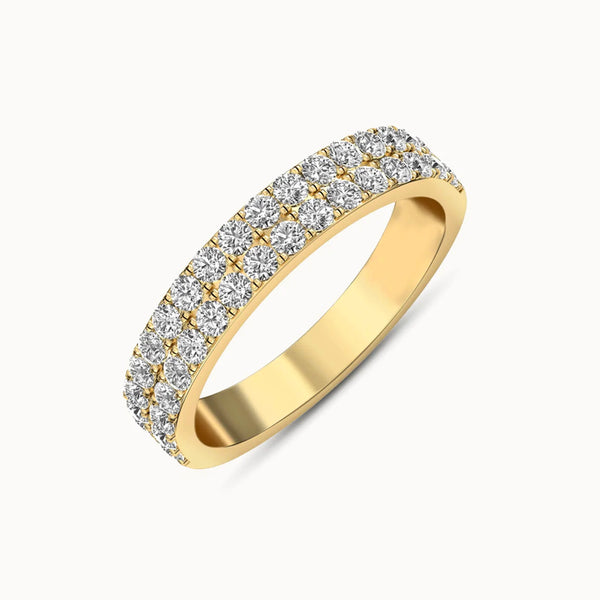 WBF34R78 - Classic French Pave Two Row (3/4 ct. tw)