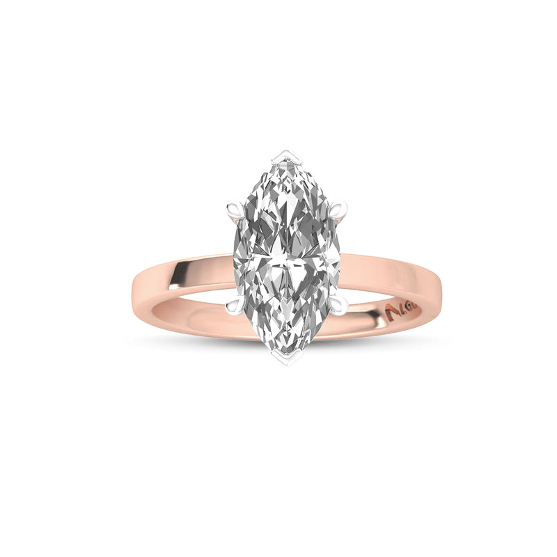 ENS4P1MQ200 - Classic Marquise Solitaire Engagement Ring (2.00 CT)