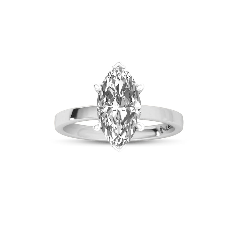 ENS4P1MQ200 - Classic Marquise Solitaire Engagement Ring (2.00 CT)