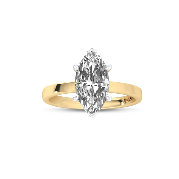 ENS4P1MQ200 - Classic Marquise Solitaire Engagement Ring (2.00 CT)