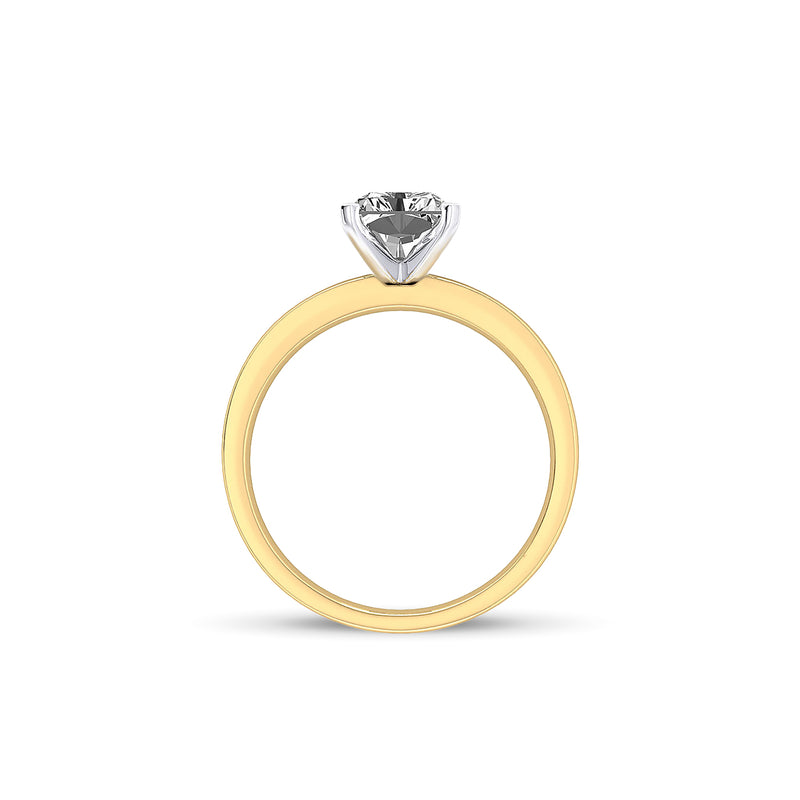ENSO4P1RD200 - Classic Radiant Solitaire Engagement Ring (2.00 CT)