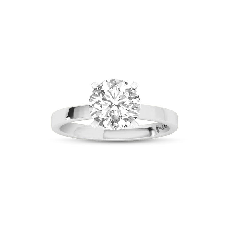 ENS4P1RO200 - Classic Round Solitaire Engagement Ring (2.00 CT)