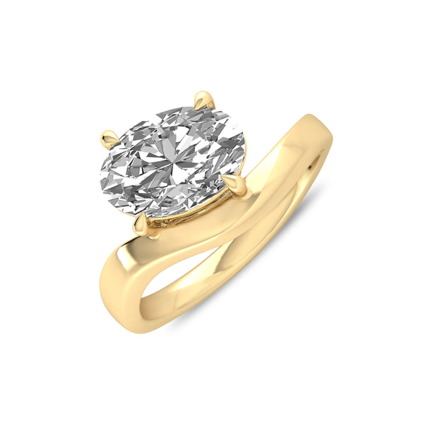 ENS4P1OV500 - Nova Oval Solitaire Engagement Ring (5.00 CT. TW)