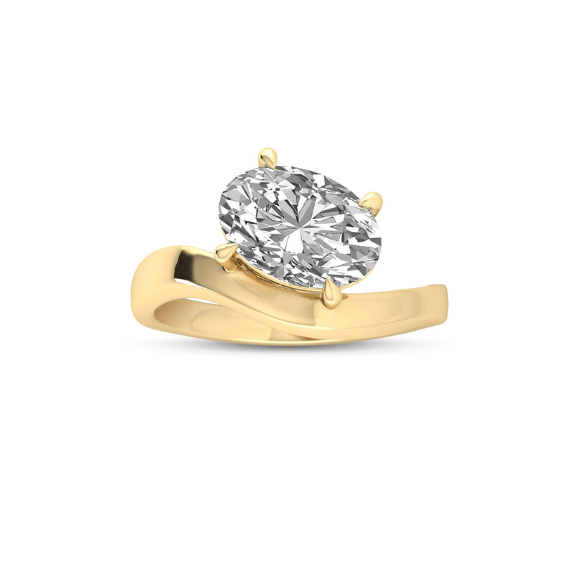 ENS4P1OV500 - Nova Oval Solitaire Engagement Ring (5.00 CT. TW)