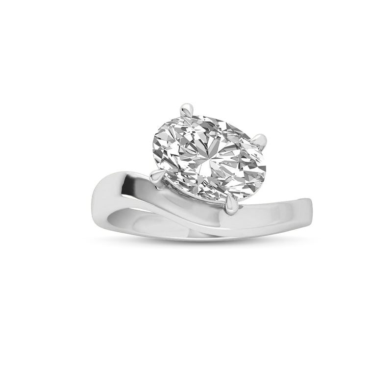 ENS4P1OV500 - Nova Oval Solitaire Engagement Ring (5.00 CT. TW)