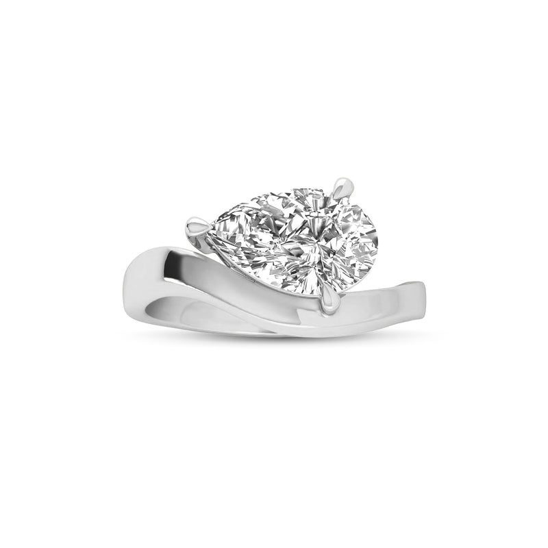 ENS4P1PR250 - Nova Pear Solitaire Engagement Ring (2.50 CT. TW)