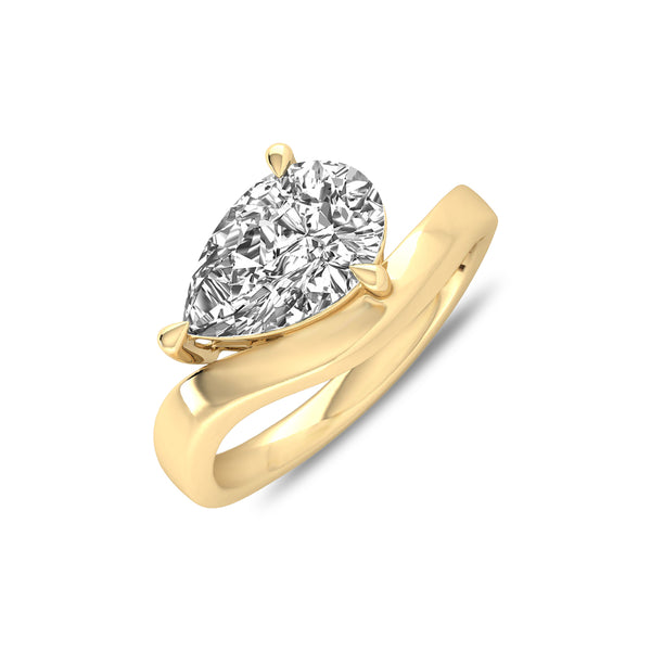 ENS4P1PR250 - Nova Pear Solitaire Engagement Ring (2.50 CT. TW)