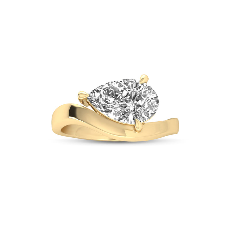 ENS4P1PR250 - Nova Pear Solitaire Engagement Ring (2.50 CT. TW)