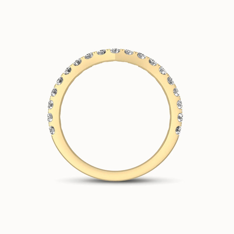 WBF19R60 - Slightly Curved French Pave (5/8 ct. tw)