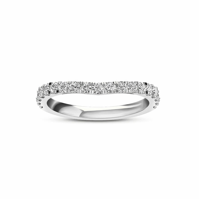 WBF19R60 - Slightly Curved French Pave (5/8 ct. tw)