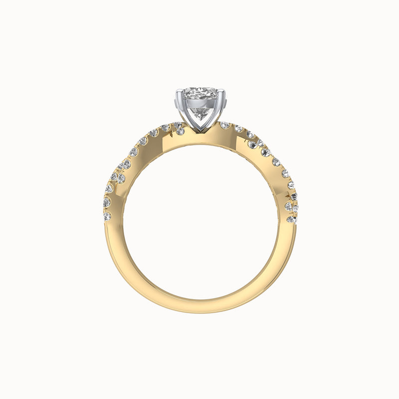 ENF34R33 - Twisted Pave (1/3 ct. tw)