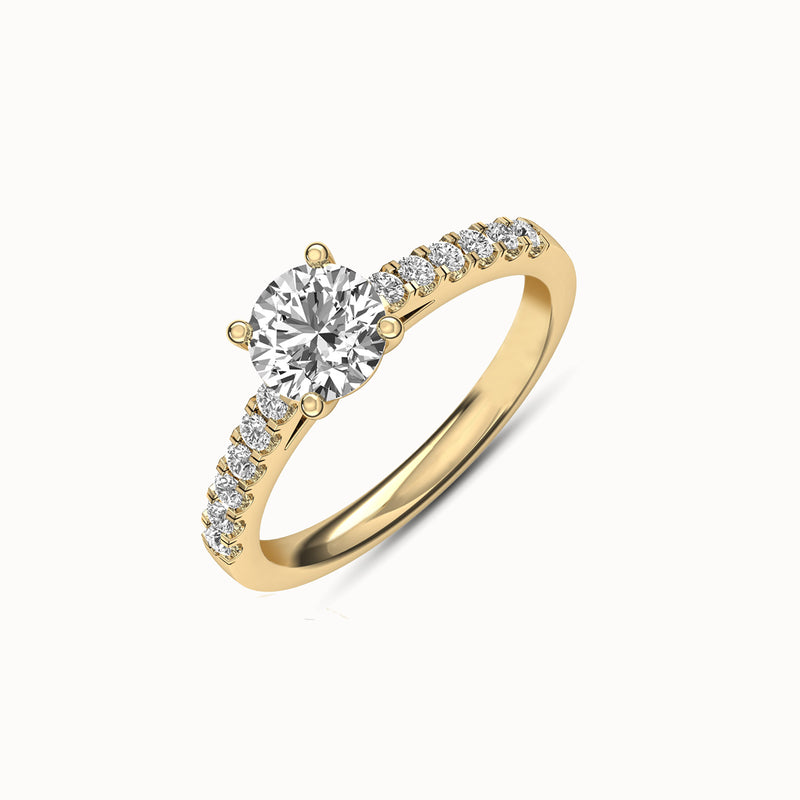 ENF12R27 - Classic French Pave (1/4 ct. tw)