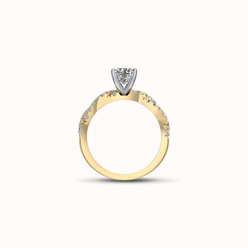 ENF34R40 - Twisted Pave (2/5 ct. tw)