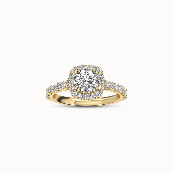 ENH32R67 - Halo Shared Prong (5/8 ct. tw)